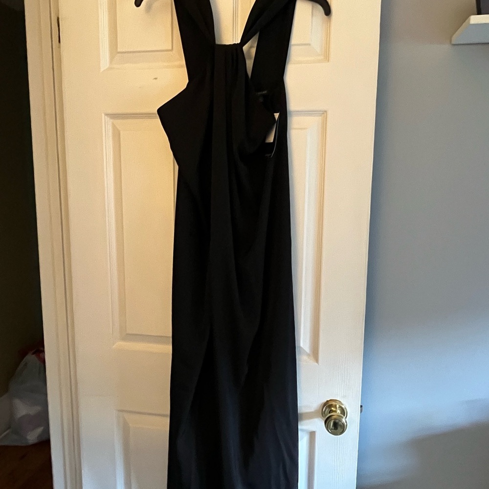 Banana Republic Black Halter Wedding Dress